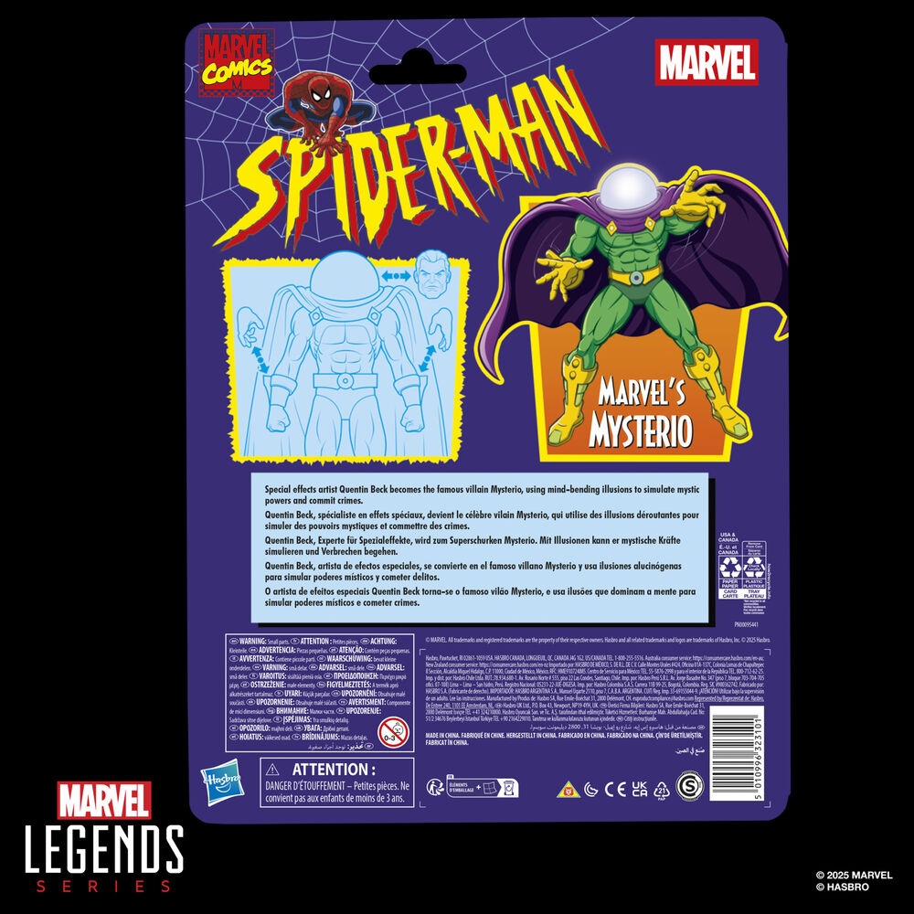 Imagen 10 - Figura Mysterio Spider-man Marvel Comics 15Cm