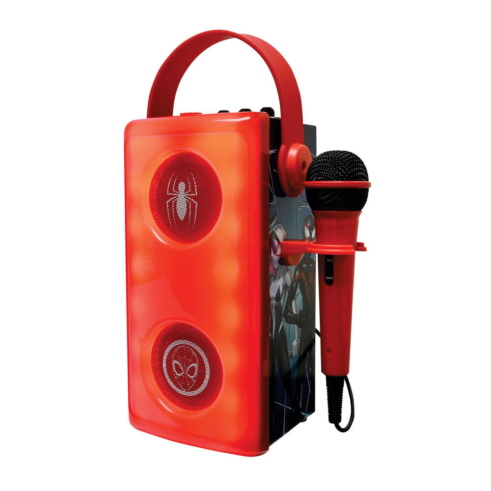 Imagen 1 - Altavoz Bluetooth Luminoso + Microfono Spiderman Marvel