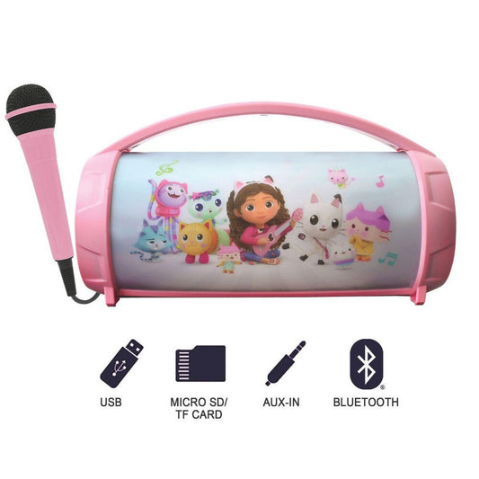 Imagen 1 - Altavoz Bluetooth Luminoso + Microfono La Casa De Muñecas De Gabby