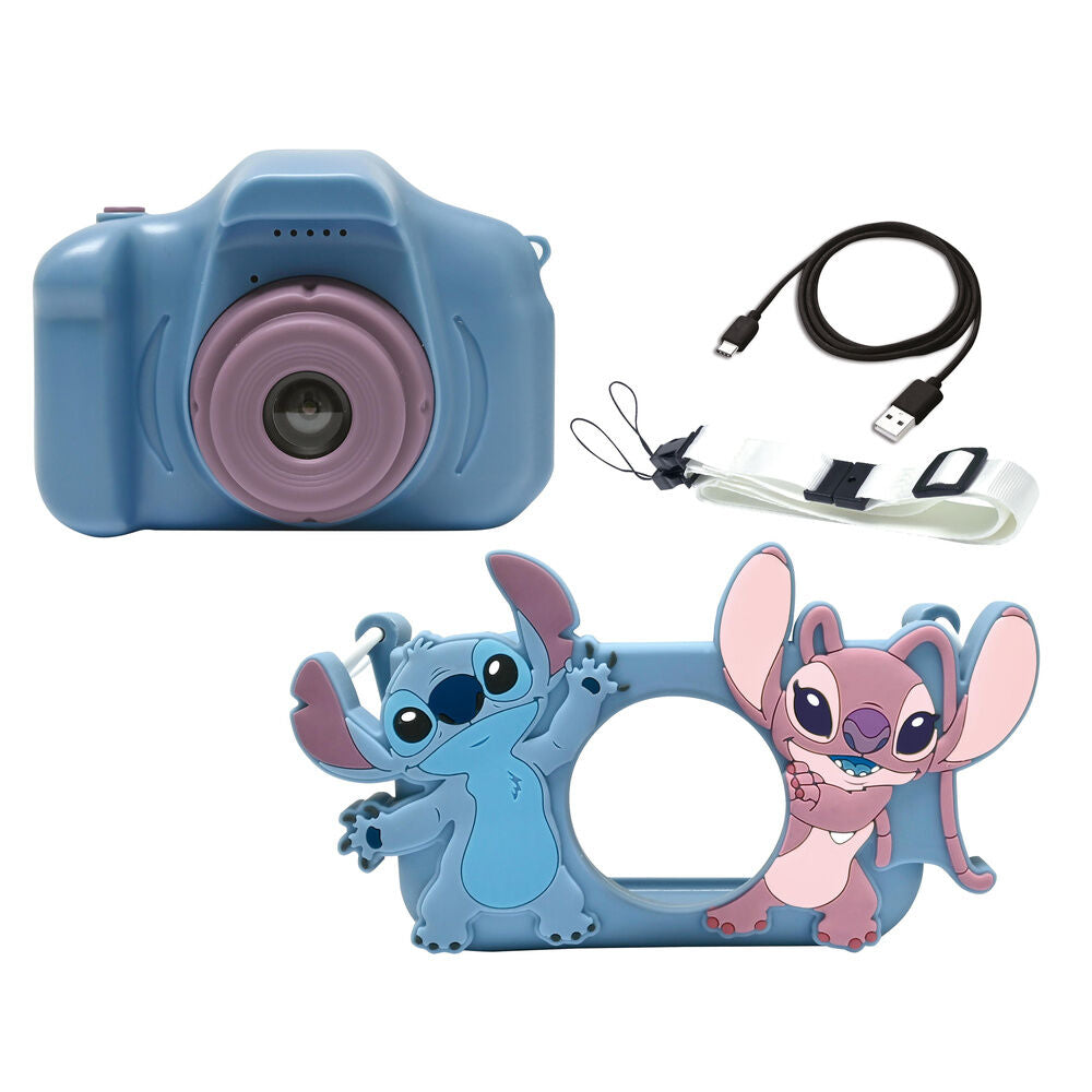 Imagen 1 - Camara Digital Con Proteccion Stitch & Angel Disney