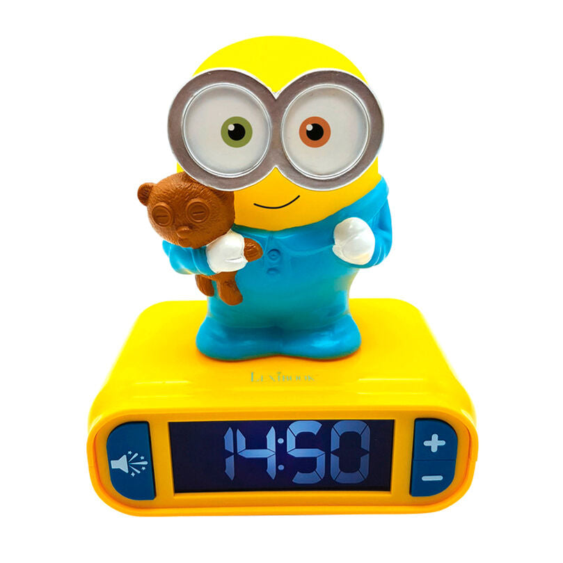 Imagen 1 - Reloj Despertador Luz Nocturna 3D Minions