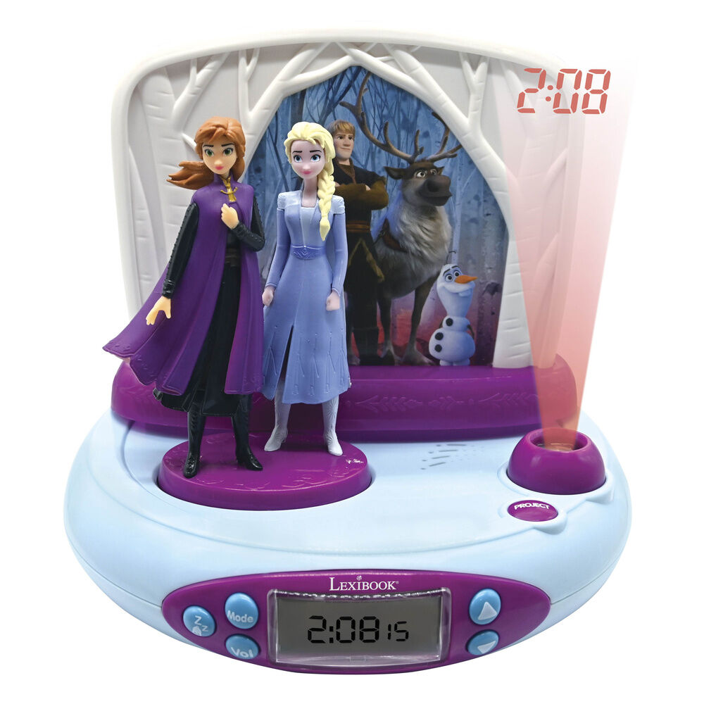 Imagen 1 - Reloj Despertador Proyector 3D Frozen Disney