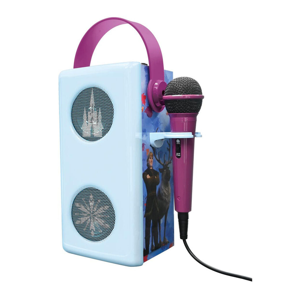 Imagen 2 - Altavoz Bluetooth Luminoso + Microfono Frozen Disney