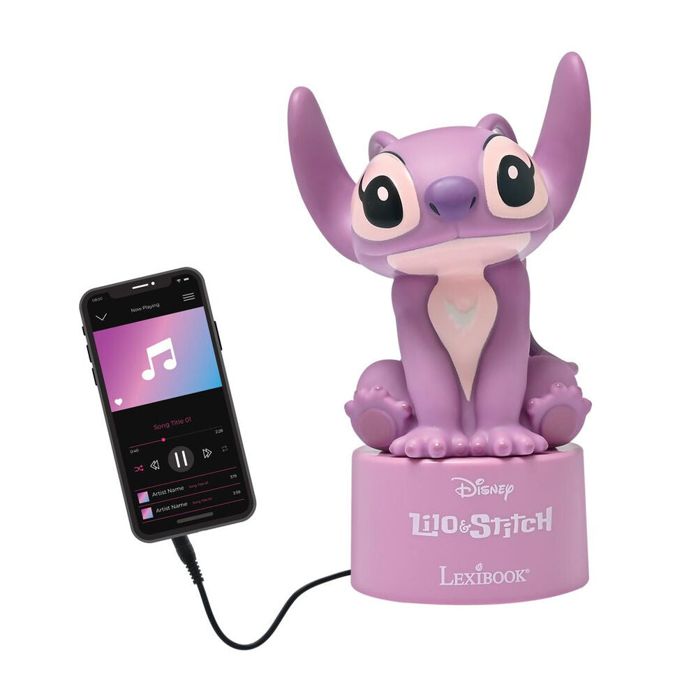 Imagen 2 - Luz Nocturna Altavoz Angel Stitch Disney