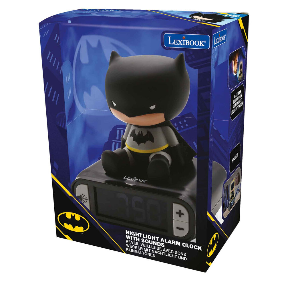 Imagen 2 - Reloj Despertador Luz Nocturna 3D Batman Dc Comics