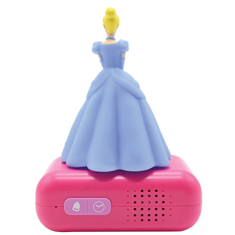 Imagen 2 - Reloj Despertador Luz Nocturna 3D Cenicienta Princesas Disney