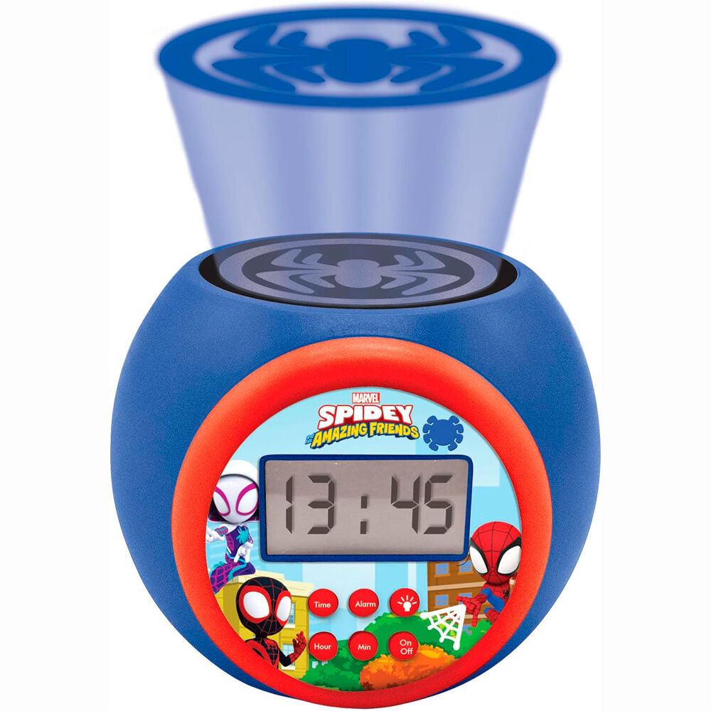 Imagen 2 - Reloj Despertador Proyector Spidey Marvel