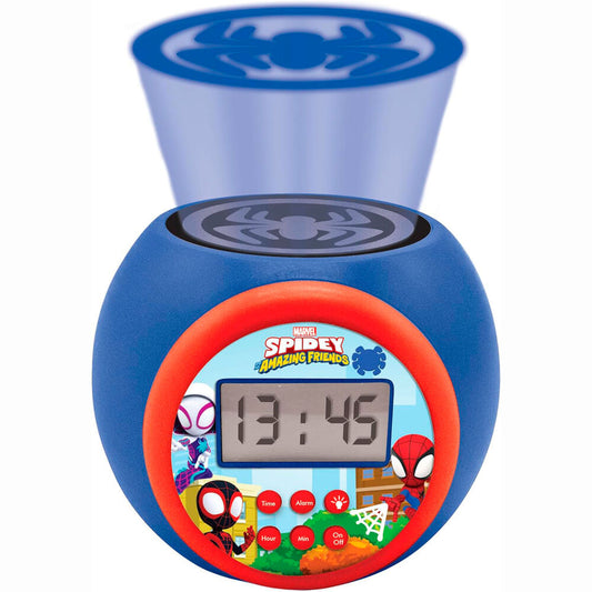 Imagen 2 - Reloj Despertador Proyector Spidey Marvel