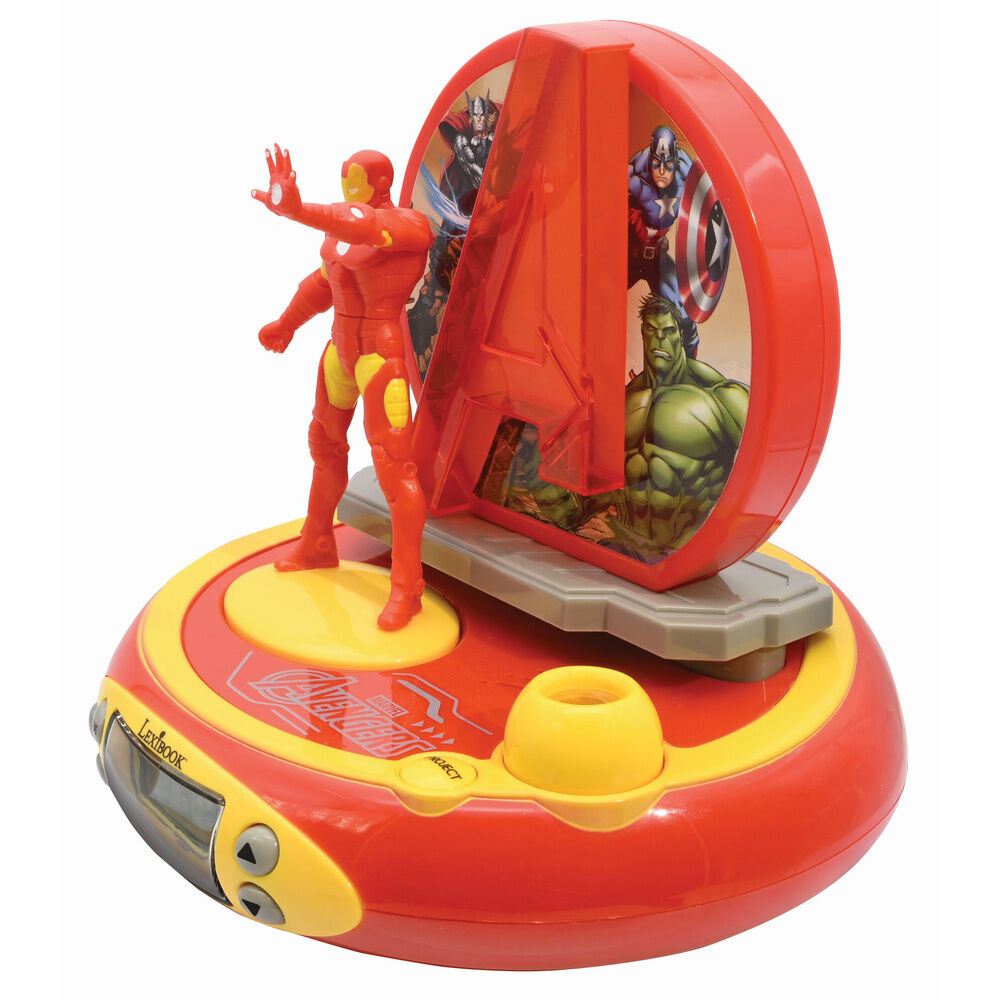 Imagen 2 - Reloj Despertador Proyector 3D Iron Man Vengadores Avengers Marvel