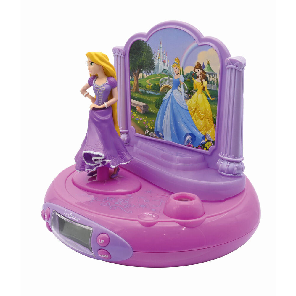 Imagen 2 - Reloj Despertador Proyector 3D Rapunzel Princesas Disney