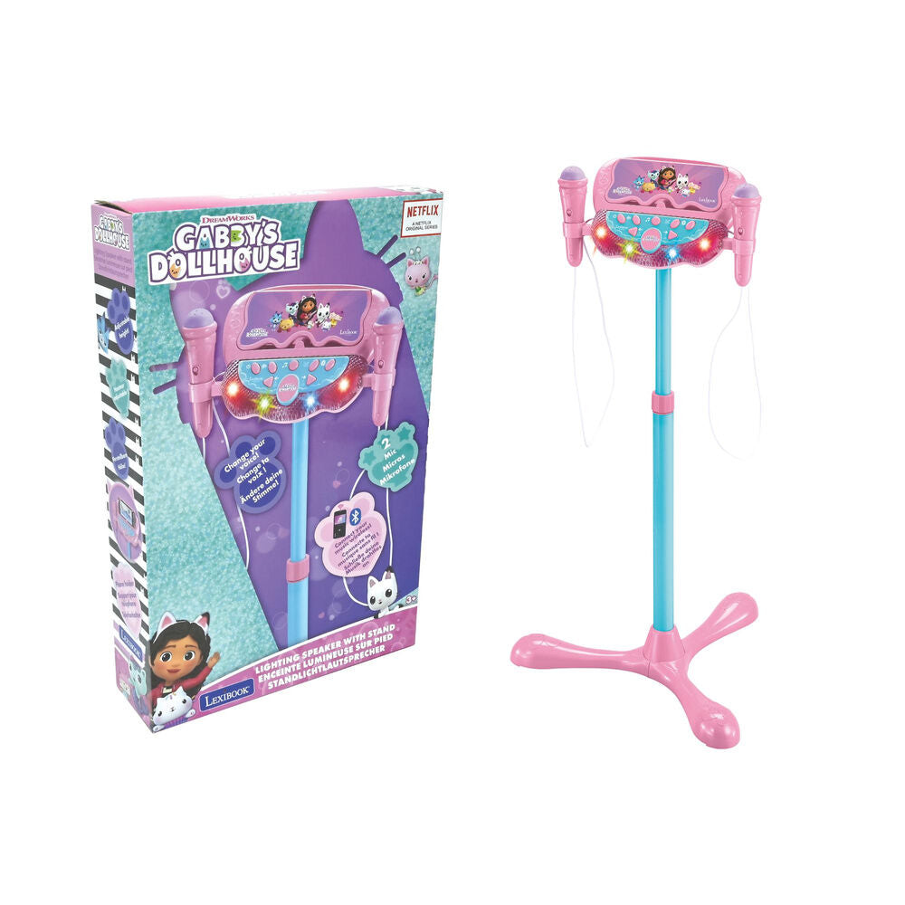 Imagen 2 - Microfono Karaoke Soporte Ajustable La Casa De Muñecas De Gabby