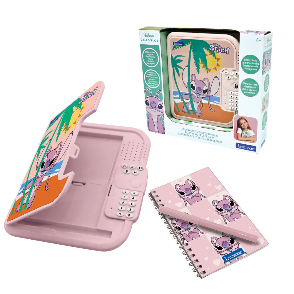 Imagen 2 - Diario Electronico Angel Stitch Disney
