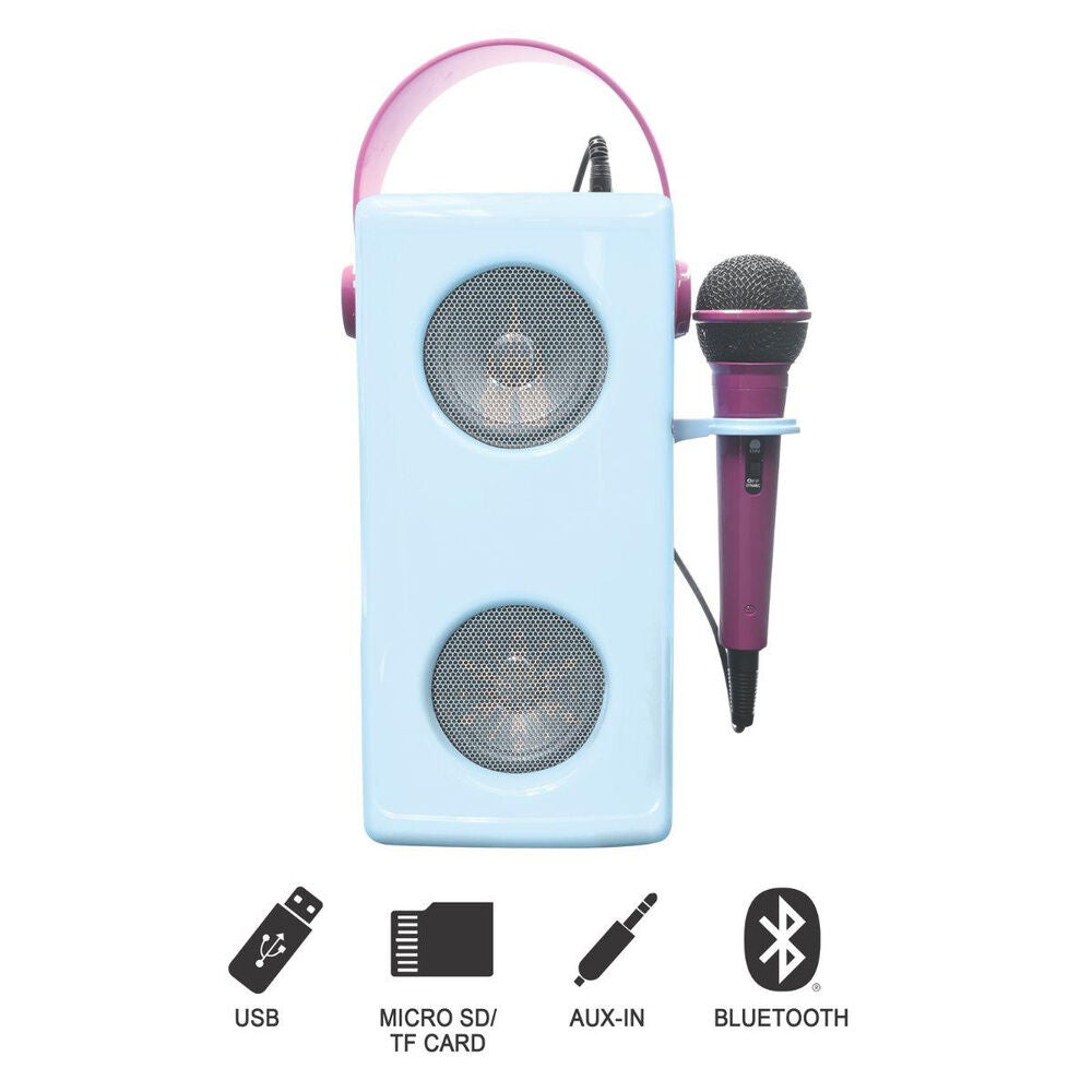 Imagen 3 - Altavoz Bluetooth Luminoso + Microfono Frozen Disney