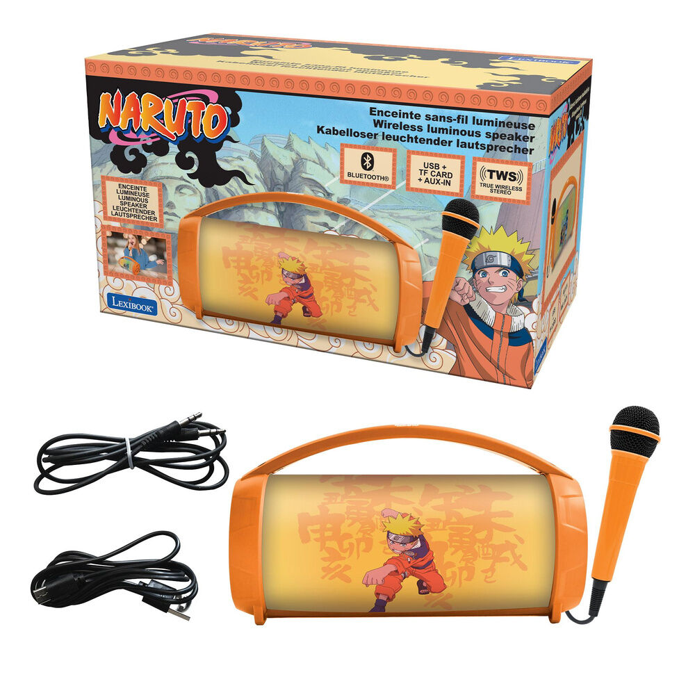 Imagen 3 - Altavoz Bluetooth Luminoso + Microfono Naruto
