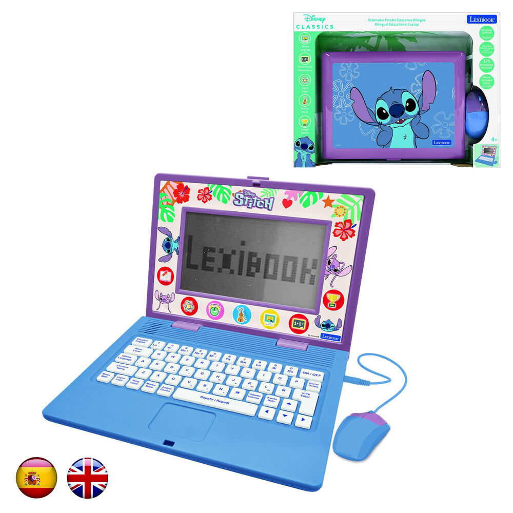Imagen 3 - Portatil Educativo Bilingüe Stitch Disney