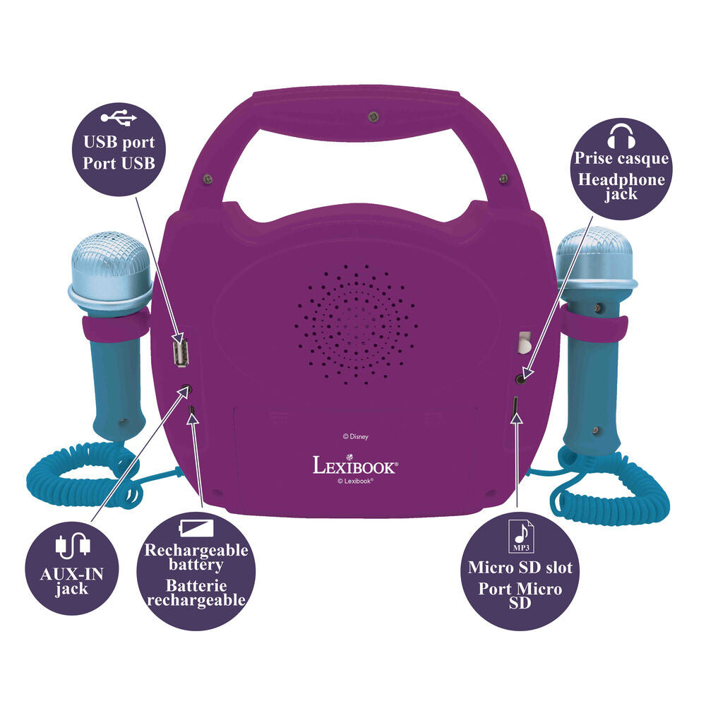 Imagen 3 - Altavoz Karaoke Bluetooth Frozen Disney