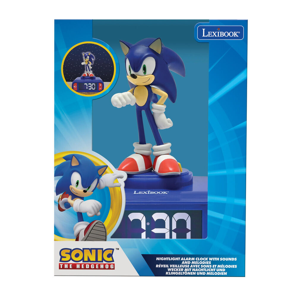 Imagen 2 - Reloj Despertador Luz Nocturna 3D Sonic The Hedgehog