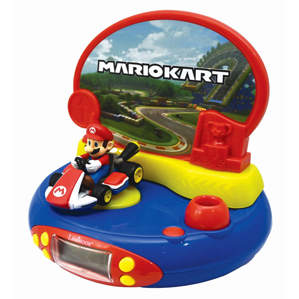 Imagen 3 - Reloj Despertador Proyector 3D Mario Kart Nintendo
