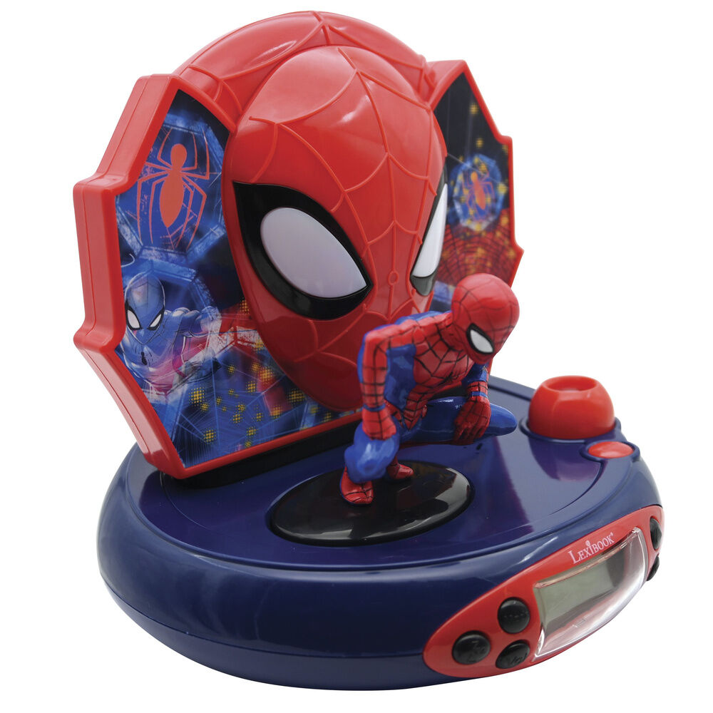Imagen 3 - Reloj Despertador Proyector 3D Spiderman Marvel