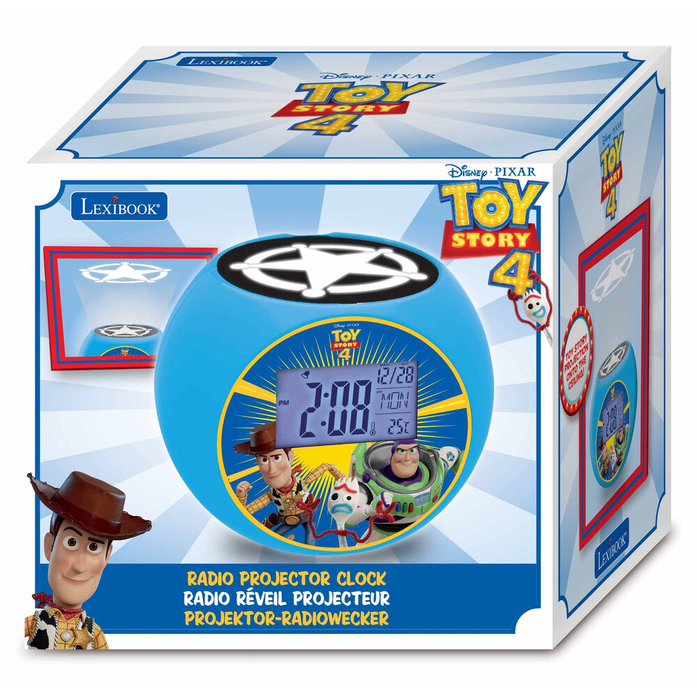 Imagen 4 - Reloj Despertador Proyector Radio Toy Story Disney Pixar