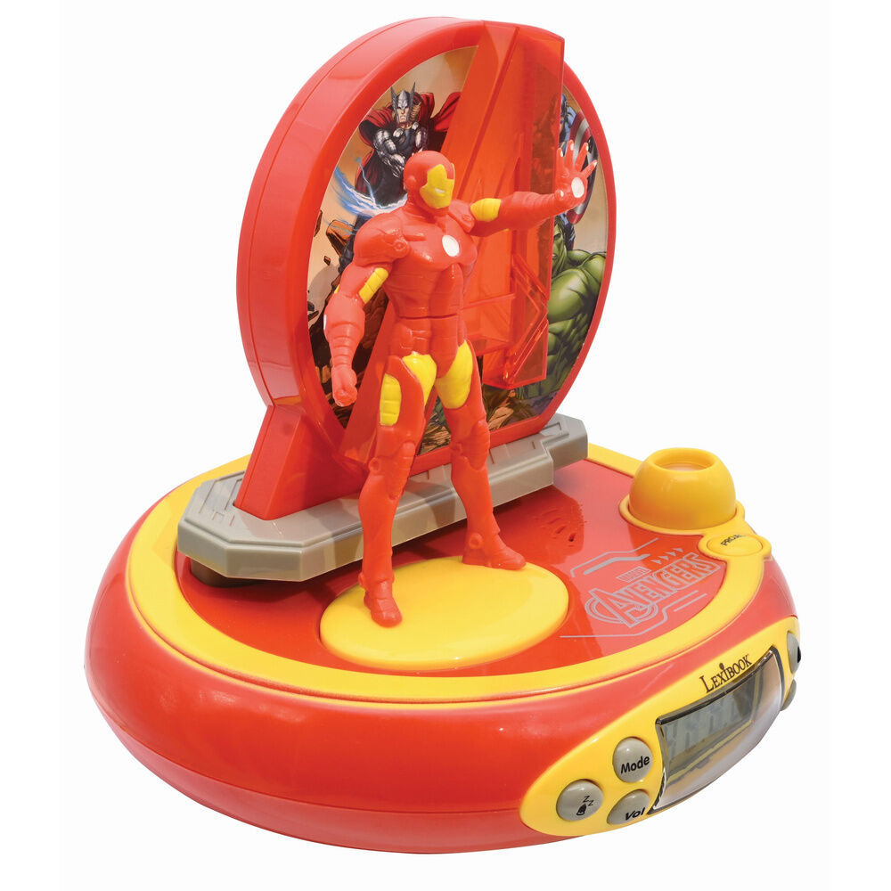 Imagen 4 - Reloj Despertador Proyector 3D Iron Man Vengadores Avengers Marvel