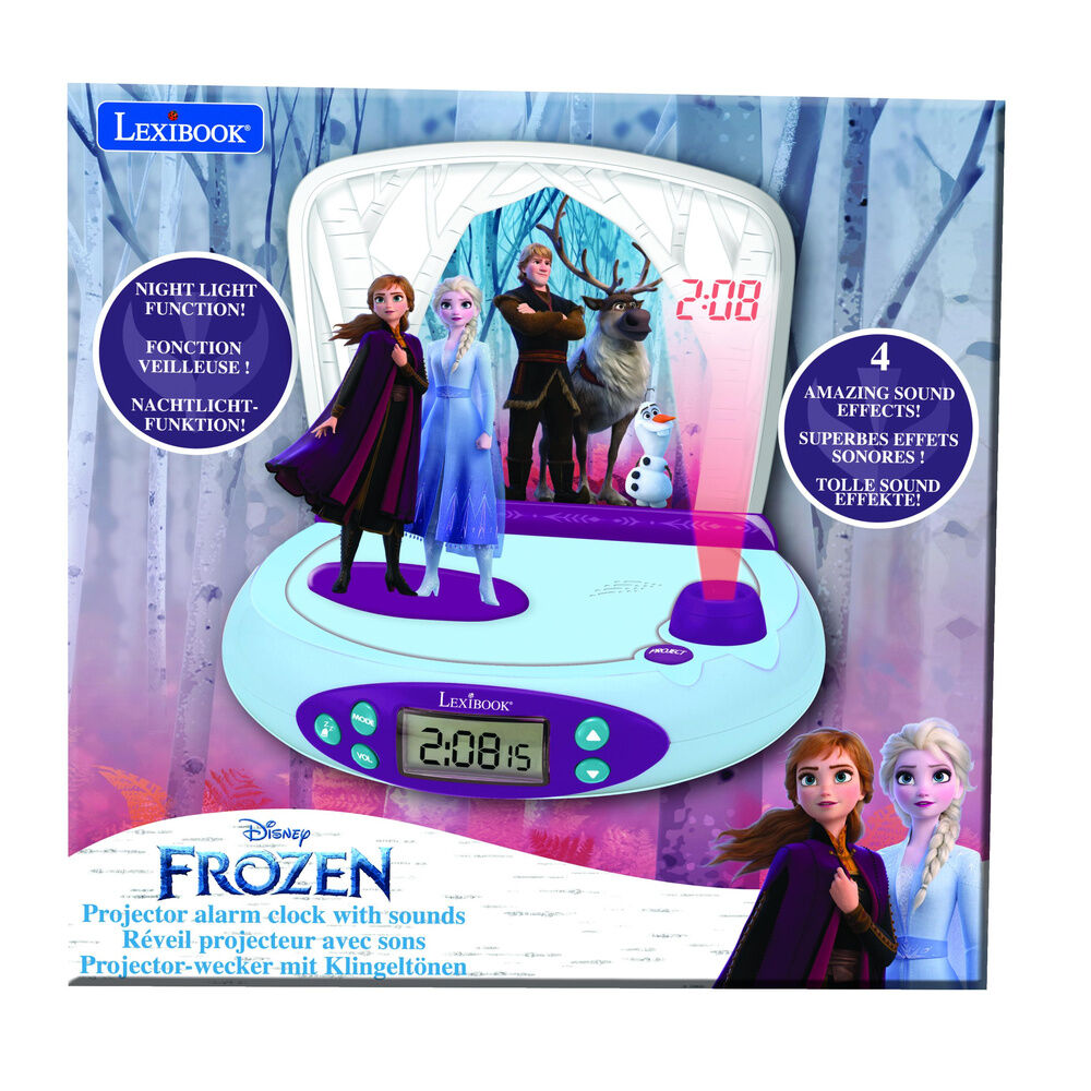 Imagen 4 - Reloj Despertador Proyector 3D Frozen Disney