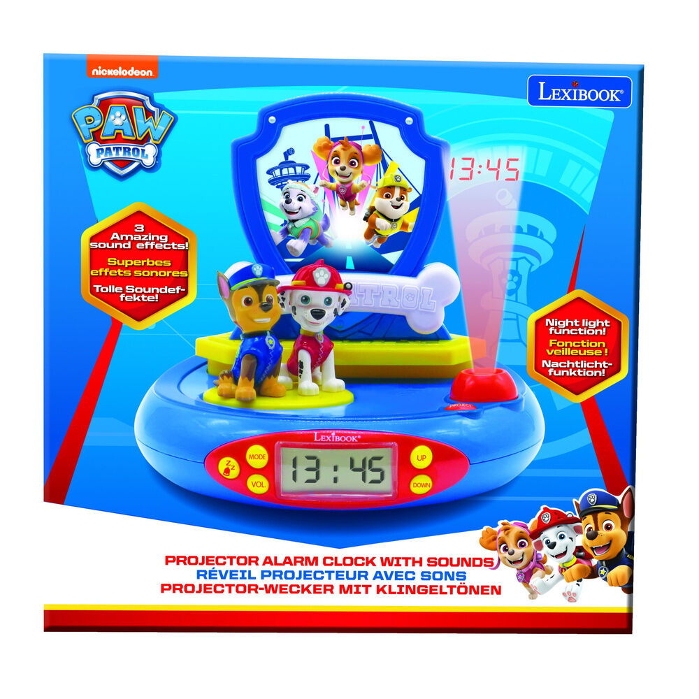Imagen 5 - Reloj Despertador Proyector 3D Patrulla Canina Paw Patrol