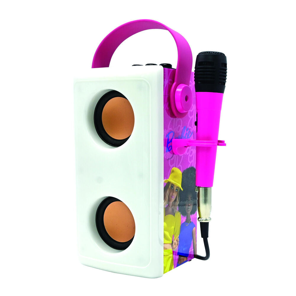 Imagen 4 - Altavoz Bluetooth Luminoso + Microfono Barbie