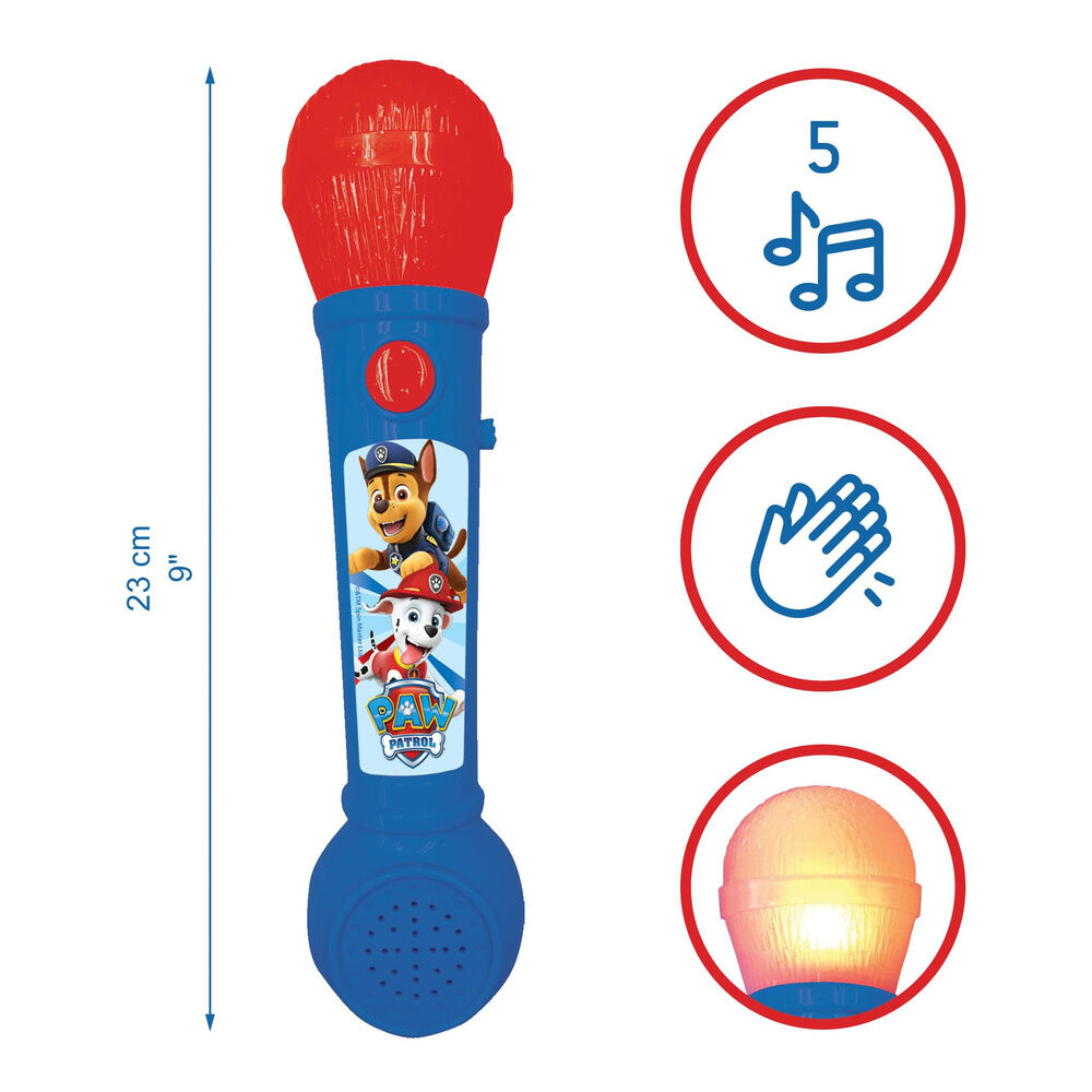 Imagen 4 - Microfono Luminoso Patrulla Canina Paw Patrol