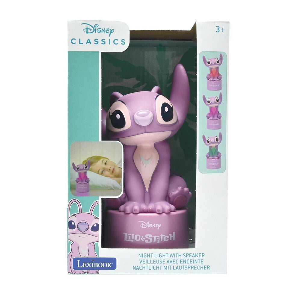 Imagen 4 - Luz Nocturna Altavoz Angel Stitch Disney