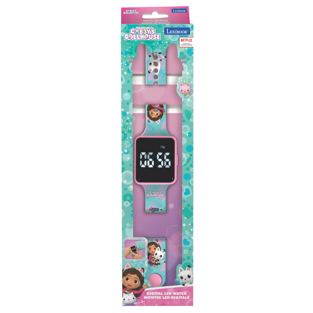Imagen 5 - Reloj Digital Led La Casa De Muñecas De Gabby