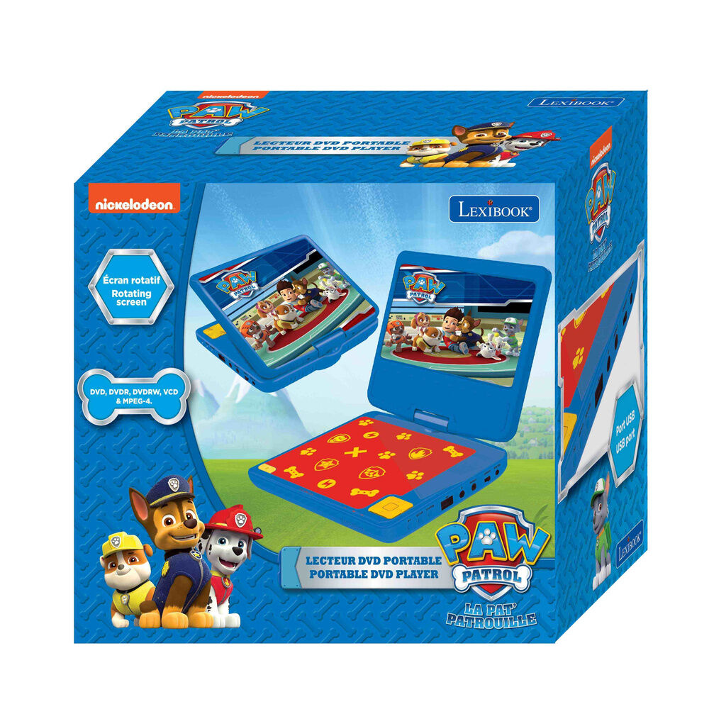 Imagen 6 - Portatil Reproductor Dvd Patrulla Canina Paw Patrol