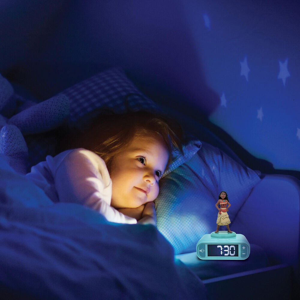 Imagen 6 - Reloj Despertador Luz Nocturna 3D Vaiana Moana Disney