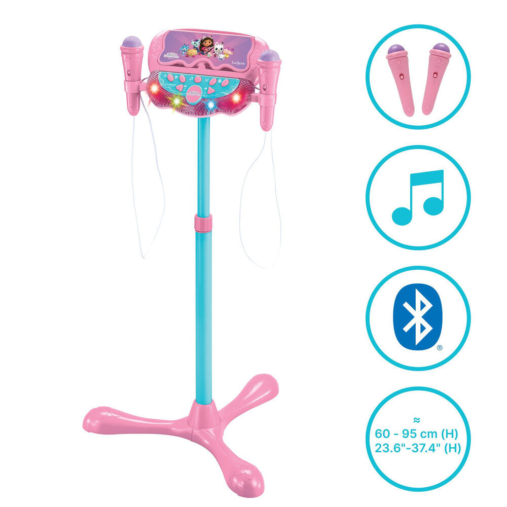 Imagen 5 - Microfono Karaoke Soporte Ajustable La Casa De Muñecas De Gabby