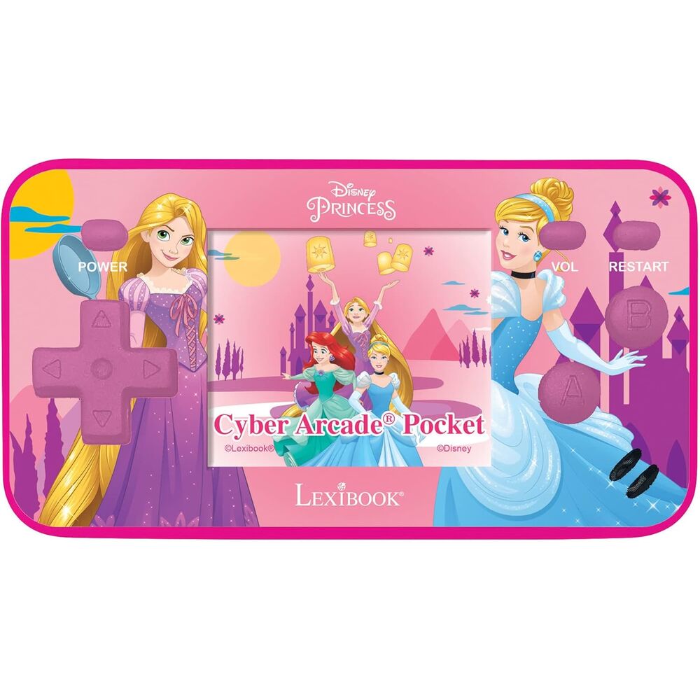Imagen 1 - Consola Cyber Arcade Pocket Princesas Disney