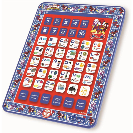 Imagen 1 - Tablet Educativa Parlante Bilingüe Spidey Marvel
