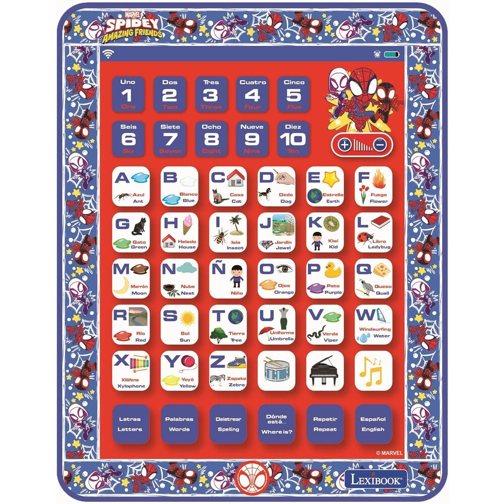Imagen 3 - Tablet Educativa Parlante Bilingüe Spidey Marvel