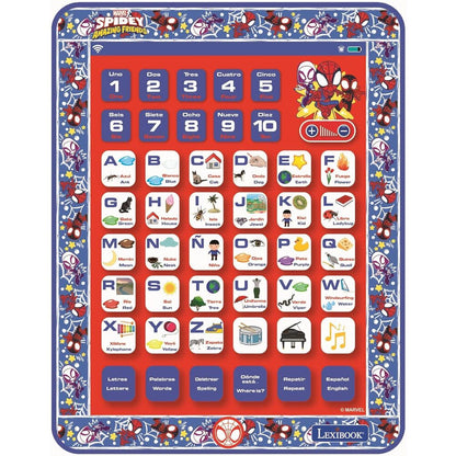 Imagen 3 - Tablet Educativa Parlante Bilingüe Spidey Marvel