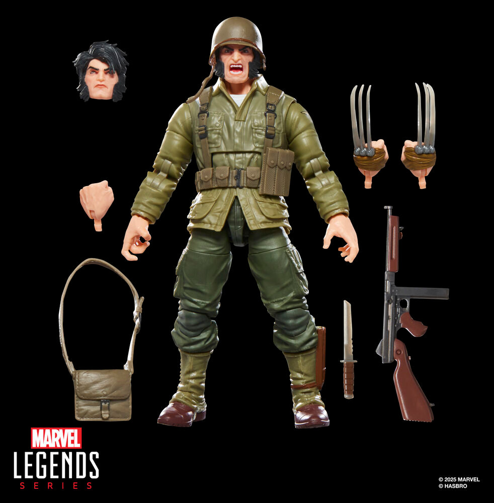 Imagen 8 - Figura Wolverine Wwii Logan Marvel Legends Series 15Cm