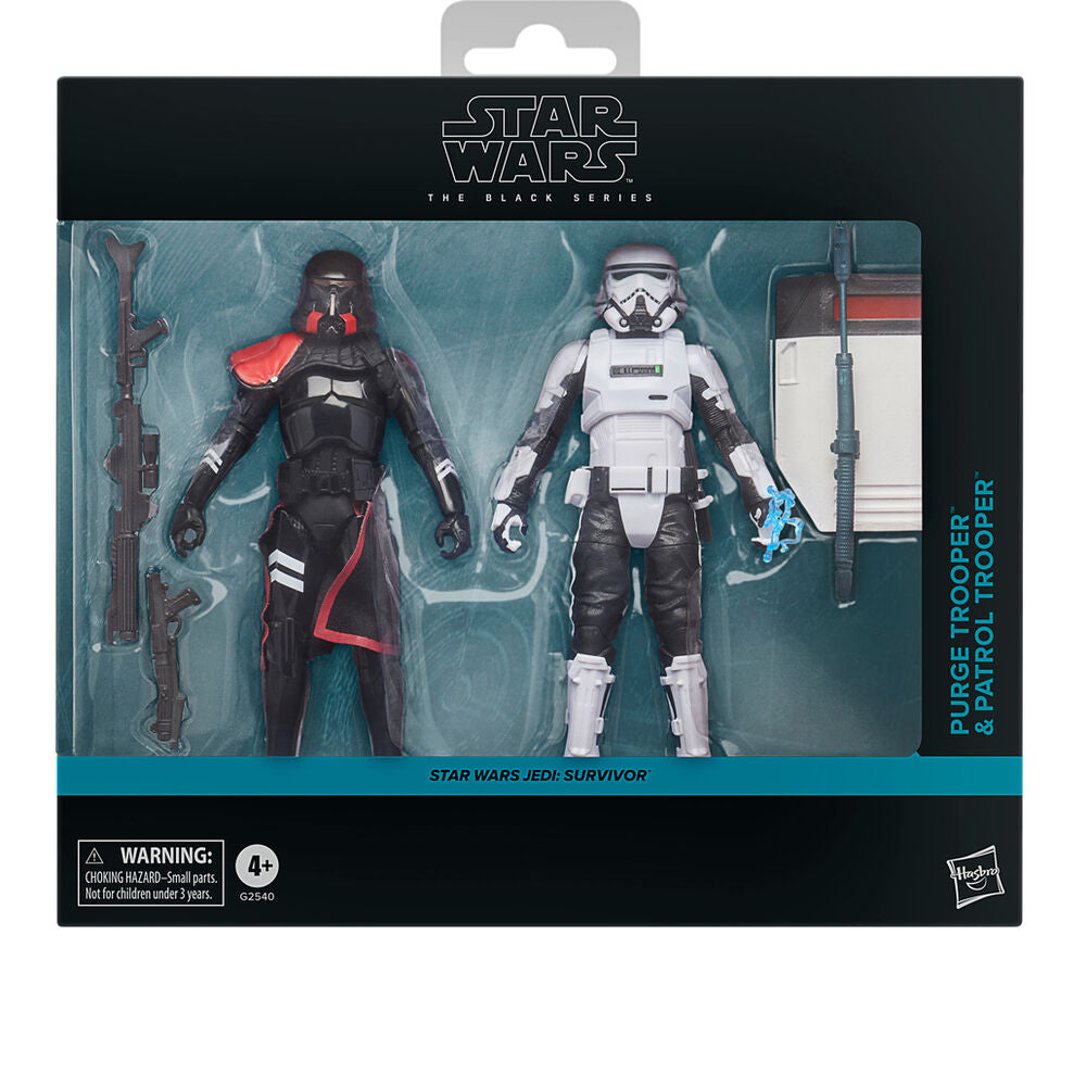Imagen 7 - Blister 2 Figuras Purge Trooper & Patrol Trooper Jedi Survivor Star Wars 15Cm