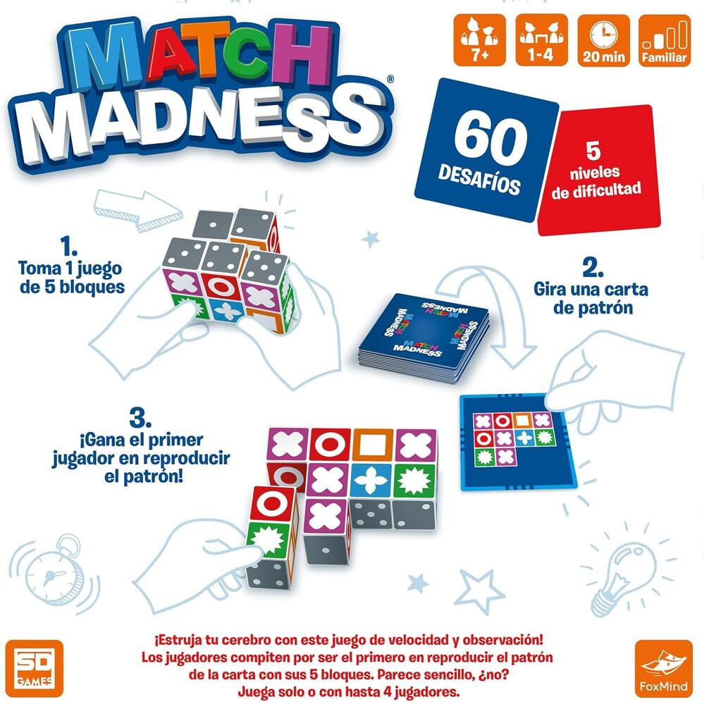 Imagen 2 - Juego De Mesa Match Madness Español
