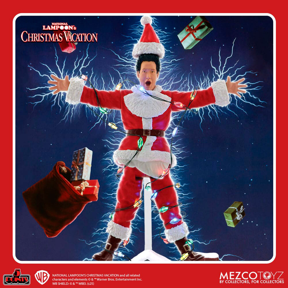 Imagen 3 - Figura Clark Griswold Light Shock ¡Socorro! Ya Es Navidad 10Cm