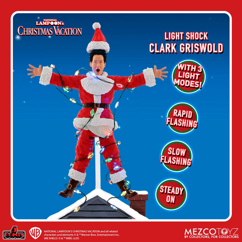 Imagen 4 - Figura Clark Griswold Light Shock ¡Socorro! Ya Es Navidad 10Cm