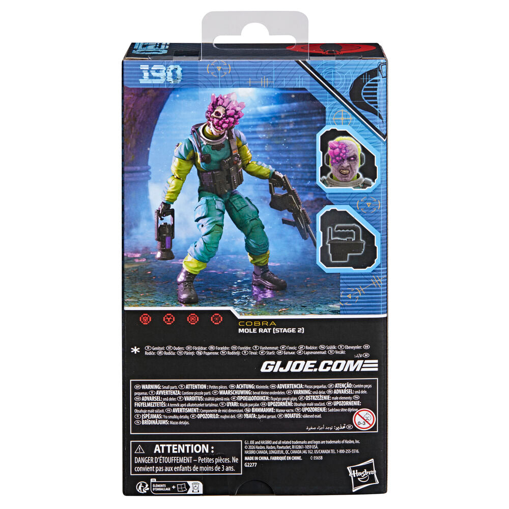 Imagen 4 - Figura Mole Rat Stage 2 Classified Series Cobra G.i. Joe 15Cm