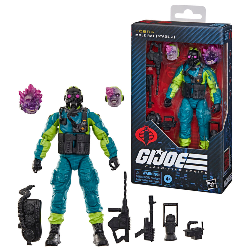 Imagen 5 - Figura Mole Rat Stage 2 Classified Series Cobra G.i. Joe 15Cm