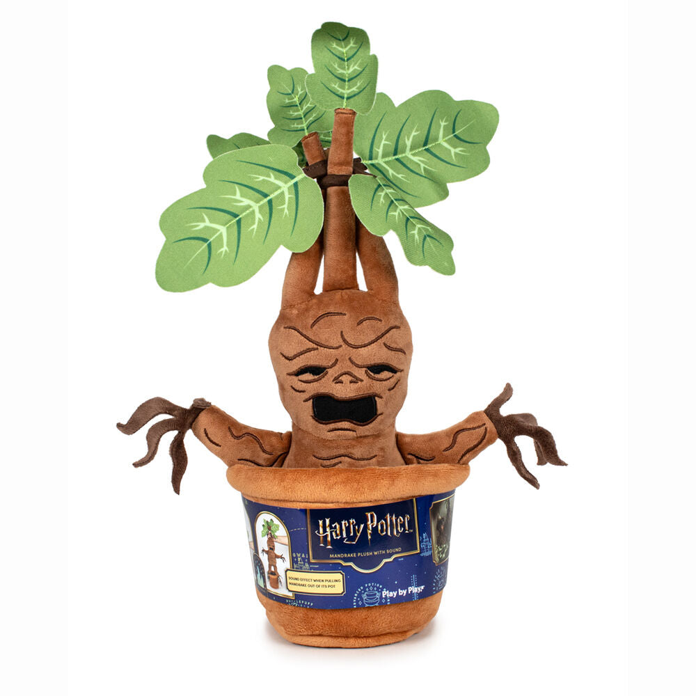 Imagen 1 - Peluche Mandragora Harry Potter 25Cm Sonido