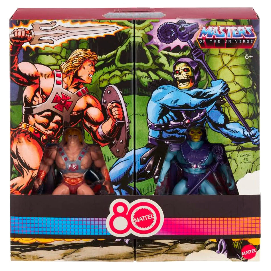 Imagen 4 - Set 2 Figuras He-man Y Skeletor 80 Aniversario Mattel Masters Of The Universe Origins 14Cm