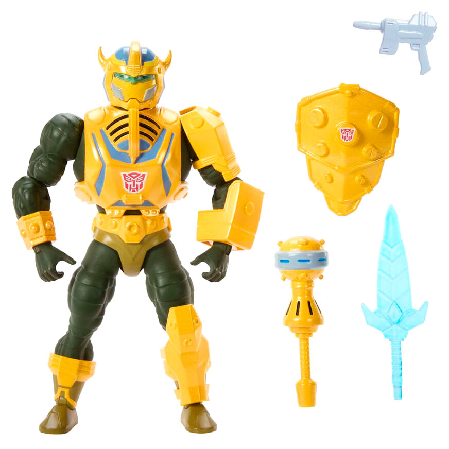 Imagen 1 - Figura Man-at-arms Bumblebee Transformers Masters Of The Universe 14Cm