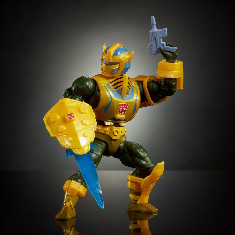 Imagen 5 - Figura Man-at-arms Bumblebee Transformers Masters Of The Universe 14Cm