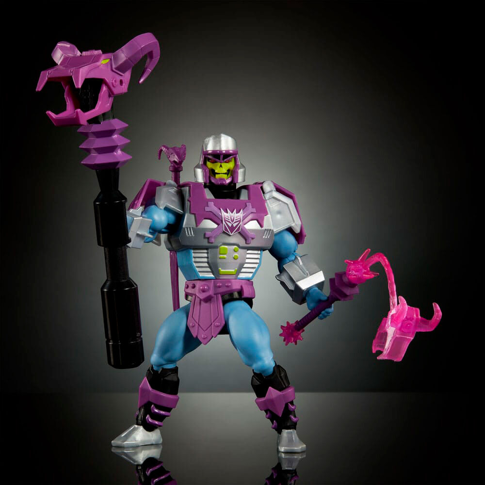 Imagen 7 - Figura Armor Skeletor Megatron Transformers Masters Of The Universe 14Cm